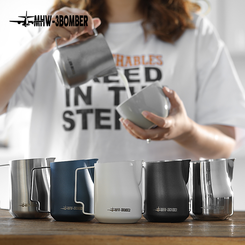 MHW Turbo Milk Pitcher Silver Spot 450ml	P6003SS
