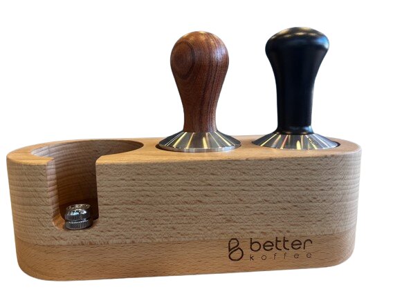 Better Koffee Wooden Tamping station