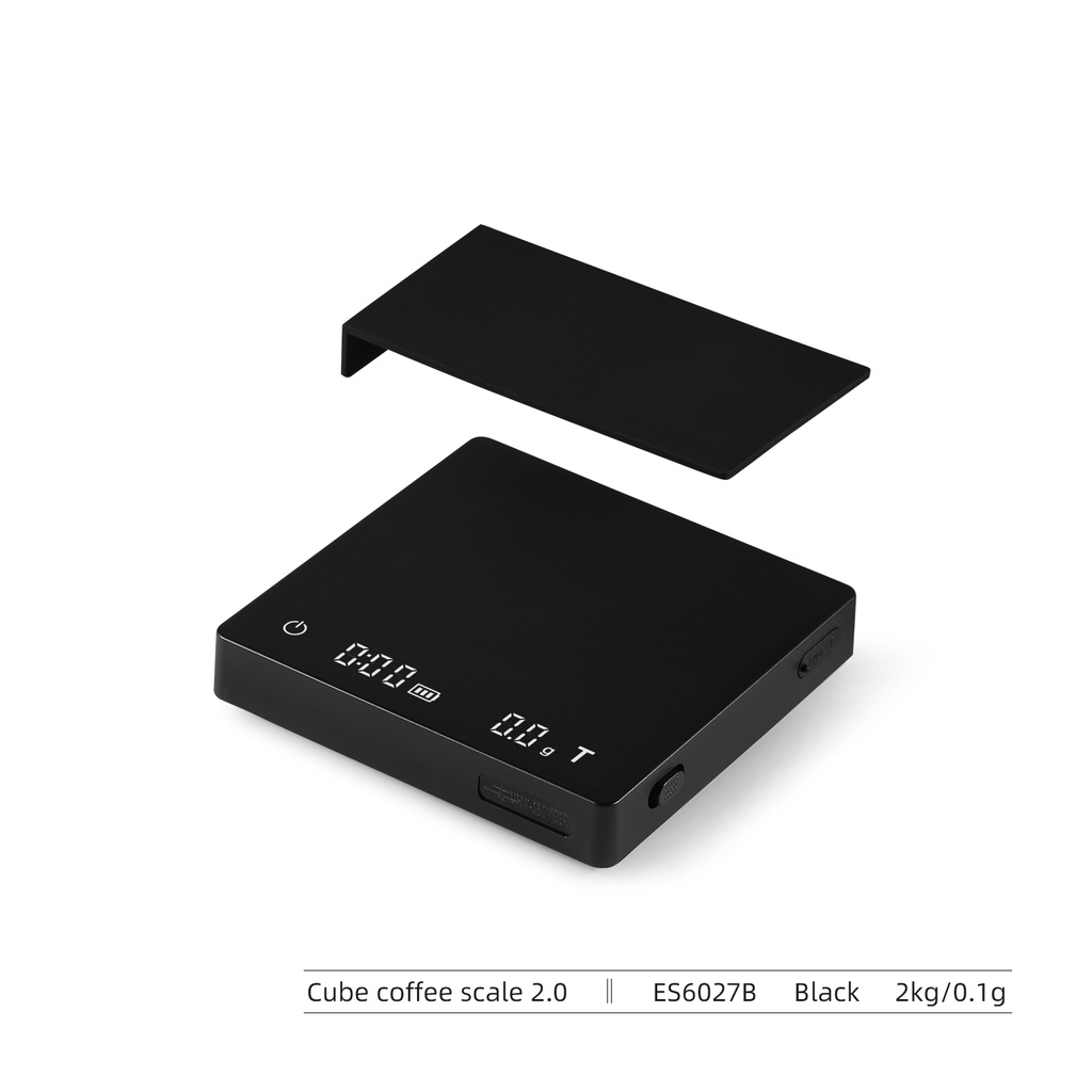 MHW Cube Coffee Scale 2.0 Mini Black
