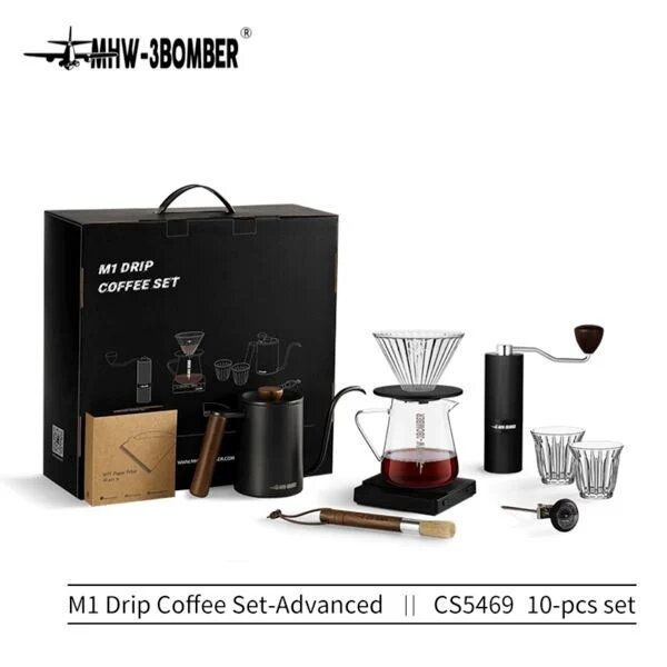 Mhw M1 Drip Coffee Set-Luxury10 Pcs In One (Deluxe Edition)