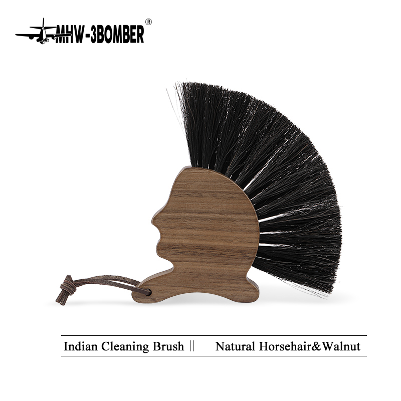 &quot;Mhw Indian Brush 160 X140MM Walnut Horse Hair&quot;