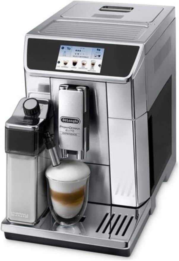 DE'LONGHI Coffee Machine PRIMADONNA ELITE Fully Automatic Bean to Cup Coffee Machine,18+ Functions, Ideal for Espresso, Americano, Cappuccino, Latte, Macchiato &amp; Many More Coffee Recipes ECAM650.85.MS