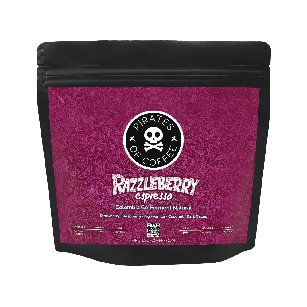 Pirates Razzlberry Espresso Colombia Co Ferment 250 G