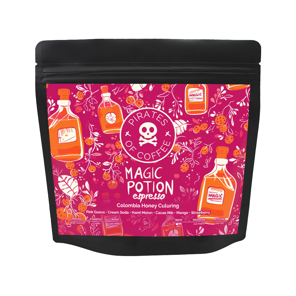 Pirates Magic Potion Espresso Colombia Honey 250 G