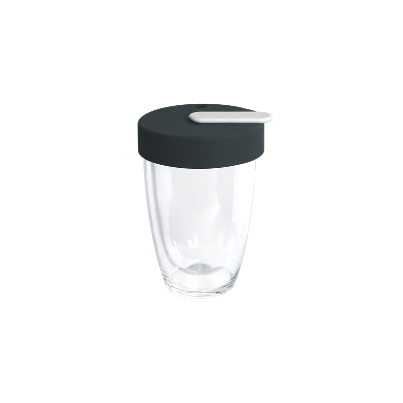Nomad	250ml Double Walled Glass Mug (Clear)