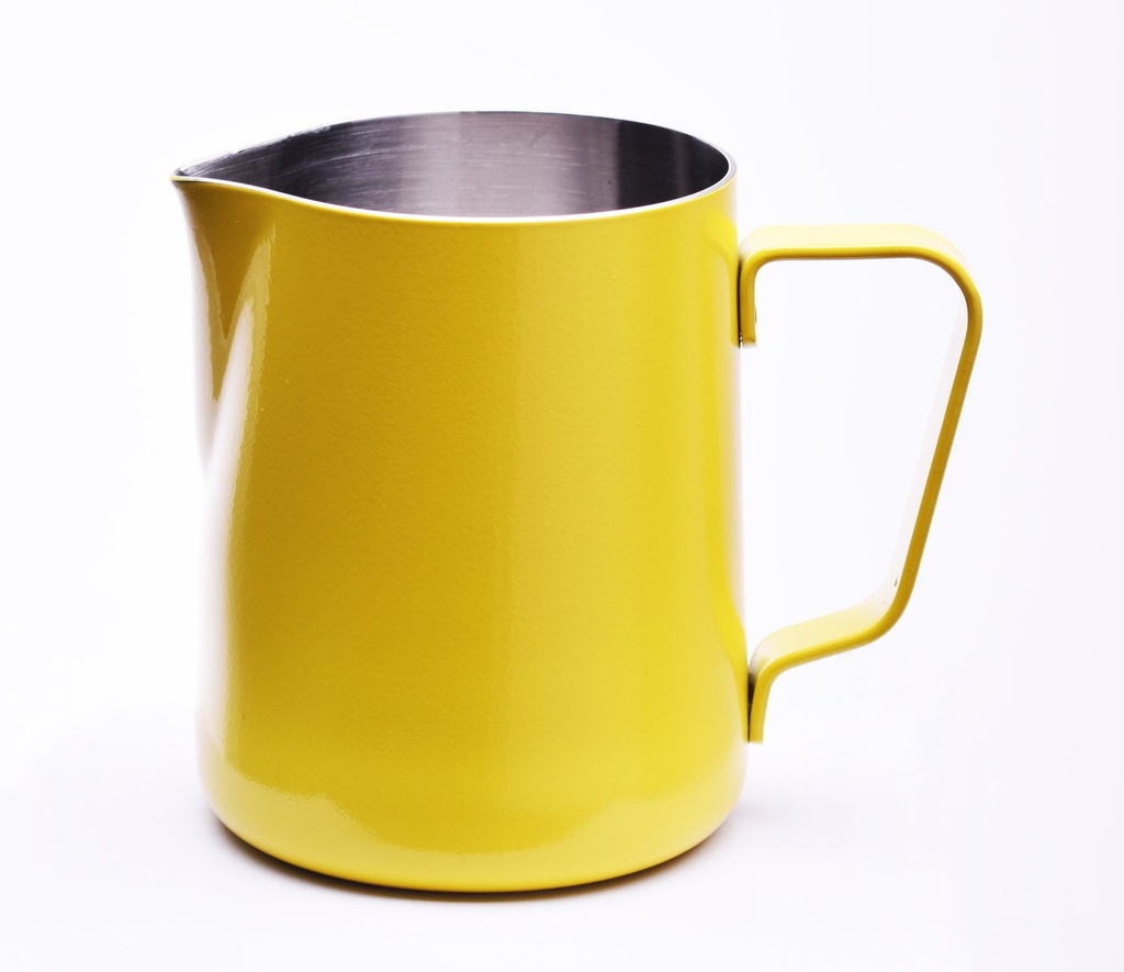 Joe Frex Steaming &amp; Frothing Milk Pitcher Stainless Yellow	350ML