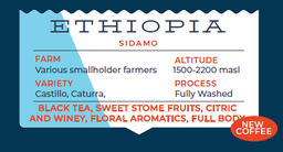 [SX02054] Haute Ethopia Sidamo Washed 250G