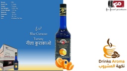 [SX02317] Fo Blue Curacao Flavored Sauce 925 GR