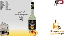 [SX02323] Fo peach flavored Sauce 925 GR
