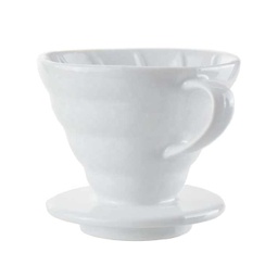 [CV03B] Better Koffee Hexagonal Ceramic Dripper White 01