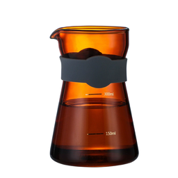 [P300B] Better Koffee Decanter Rubber Sleeve Amber 300ML