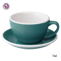 [C088-13BTE	Egg] 300ml Café Latte Cup (Teal)
