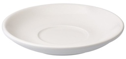 [C088-38BWH	Egg] 11.5cm Espresso Saucer (White)